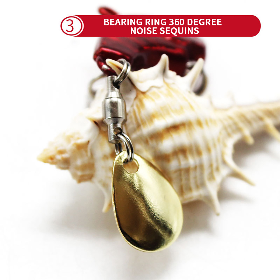 ToplineTackle テールスピナー釣りルアー 5 グ - Fishing Lure Spoon のレビューと価格