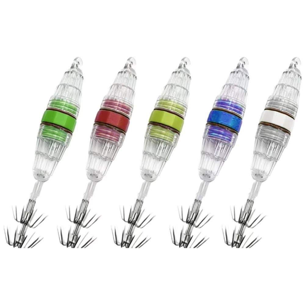 長さ10cm LED釣り用ライト 重量8g イカ針デザイン  - Fishing Lure Making Kit のレビューと価格