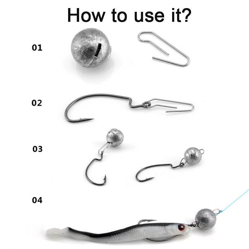 Simpleyi 5ピース/ロット鉛の重量とswivleチェ - Fishing Lure Jig のレビューと価格