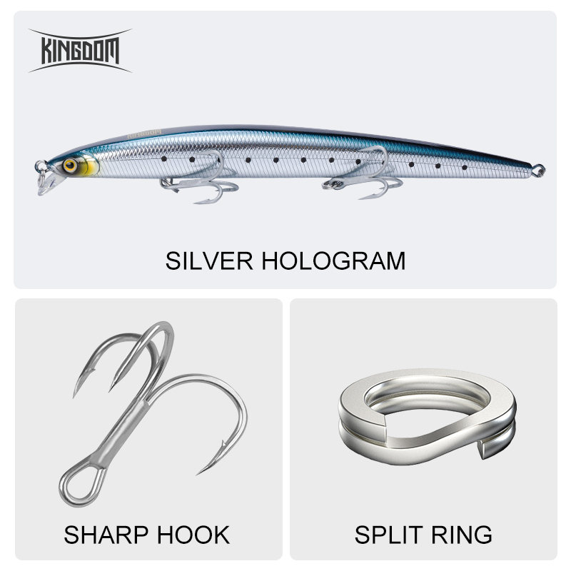 キングダム イスカ 人工釣りルアー 180mm 29/33g - Fishing Lure Spoon のレビューと価格